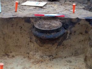 Grondwerkzaamheden Archeologie Archeologisch Wereldoorlog Explosieven Granaat ww2